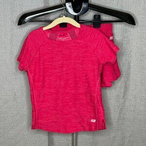 Skechers Sport - Girls - Active Shirt & Drawstring Short Set - Size 6